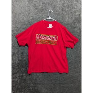 Gildan University of Maryland Basketball Mountain Dew Do The Dew Red T-Shirt XL